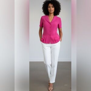 Danny & Nicole Pink Suit Skirt Set - Deadstock Vintage 90s NWT!!!! Size 14